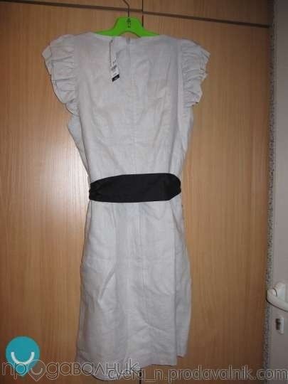 Нова ленена рокля от Warehouse М размер