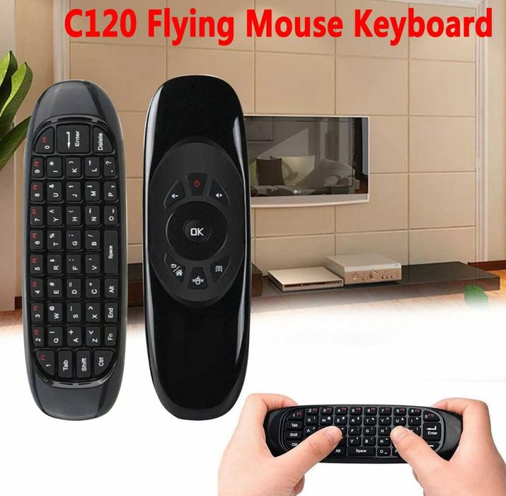 Tastatura Telecomanda Air Mouse C120 Wireless