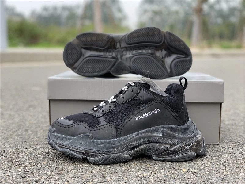 Balenciaga Triple S - Black/Dark Green/Olive