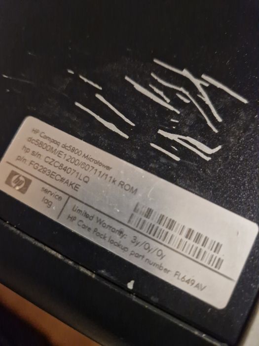 Unitate Retro Hp Compaq microtower