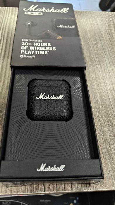 Блутут Слушалки Marshall Minor IV TW Black