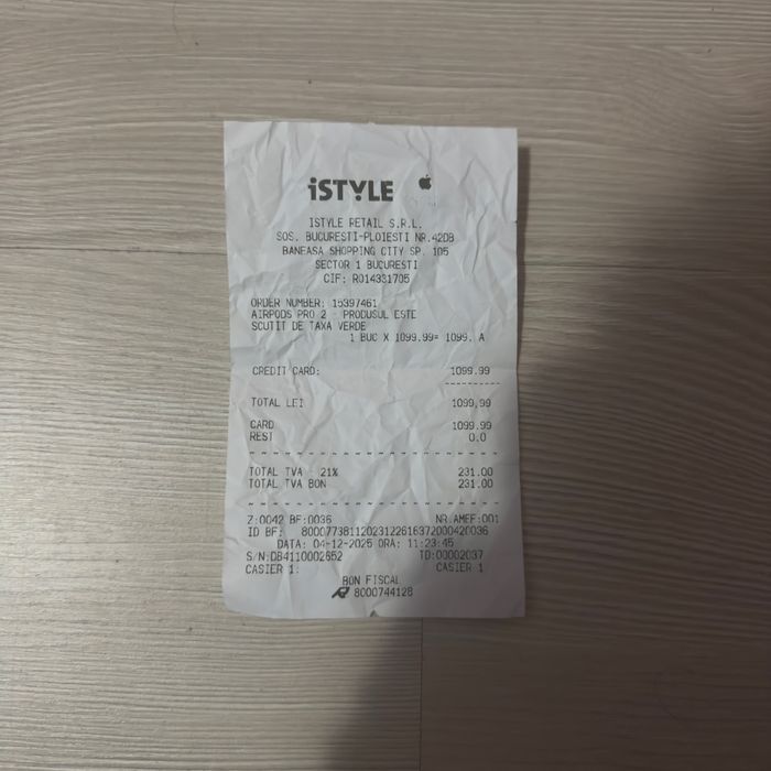 AirPods Pro 2 originale – stare foarte bună