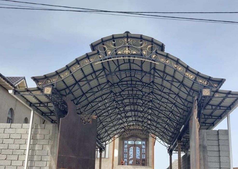 Арка навес, тапчан, перила, решотка