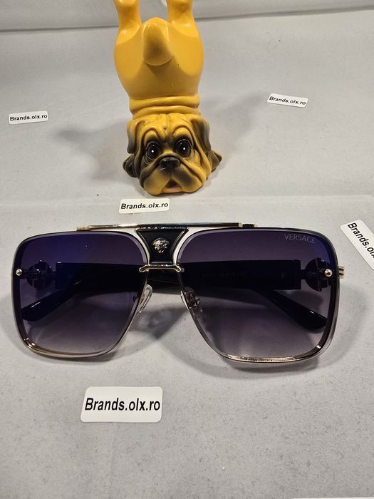 Set Ochelari de soare Verssace Special Project Aviator, Gold Blue 65039