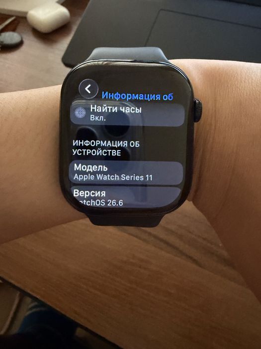 Apple watch 11 46mm черный