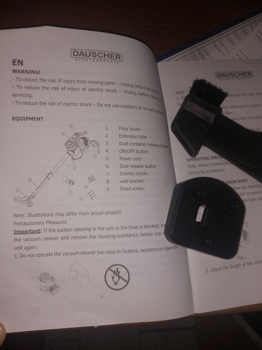 Пылесос DAUSCHER DVC-2950W белый