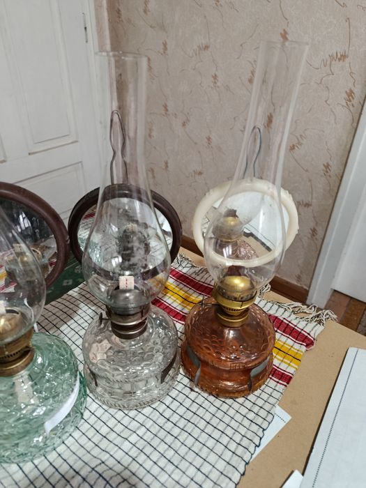 Стари газени лампи - 4 броя