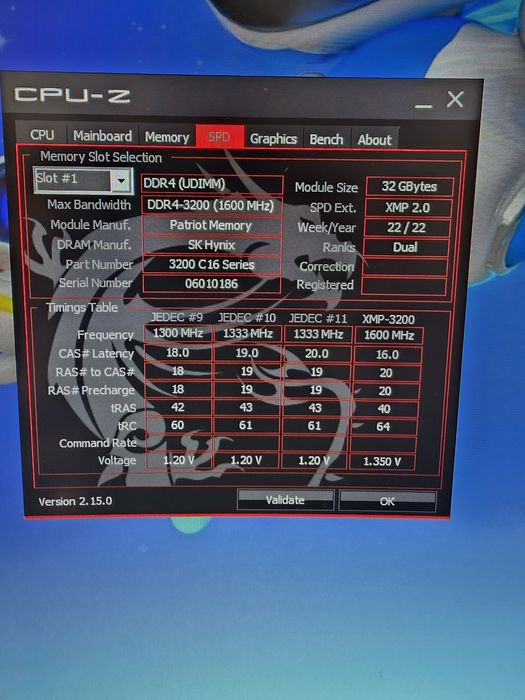 Kit 64 gb Memorie Patriot Viper Steel  2x32 GB DDR4 3200 Mhz CL16 ca noi