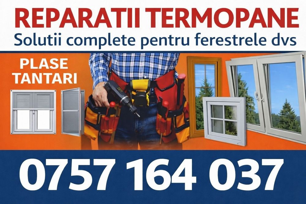 Efectuez montaj tâmplărie PVC SI aluminiu