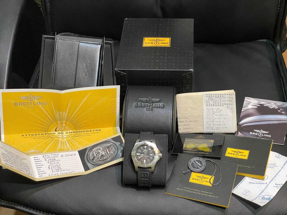 Breitling Avenger II Seawolf / Ca si nou / Full box