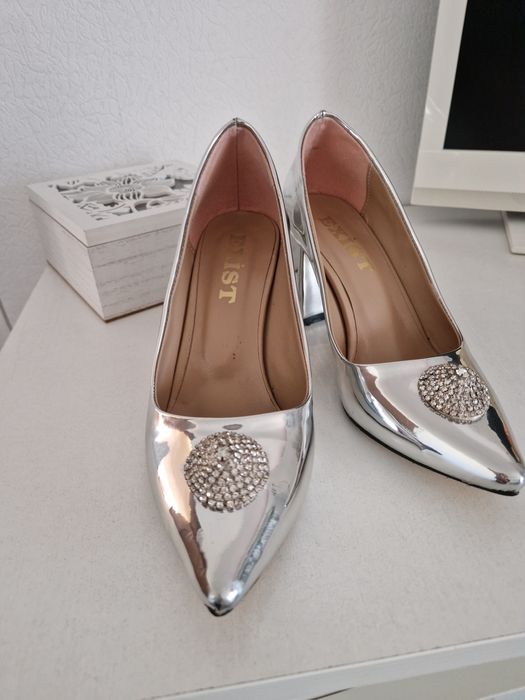 Сребриста рокля Zara S