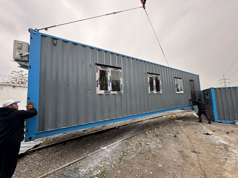 Контейнер для строительства домик