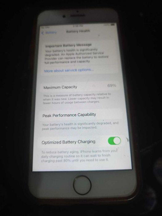 Apple iPhone 7 256GB Gold – funcțional, Touch ID