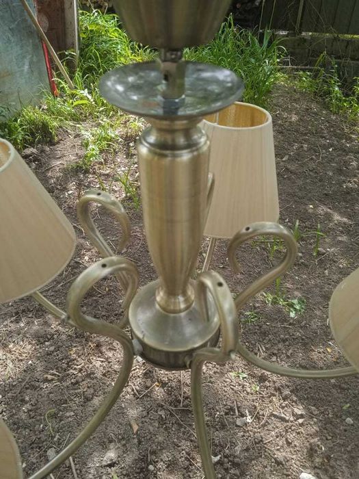 люстра современная 5 рожковая