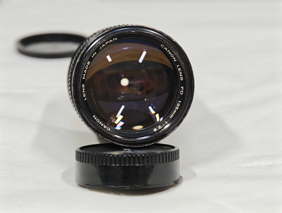 Obiectiv Canon FD 135mm f/2.8 "U.S. NAVY" (USS Midway) #133742 *RARITATE*