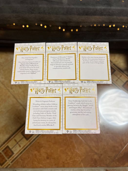 3D Хари Потър карти от шоколадчета