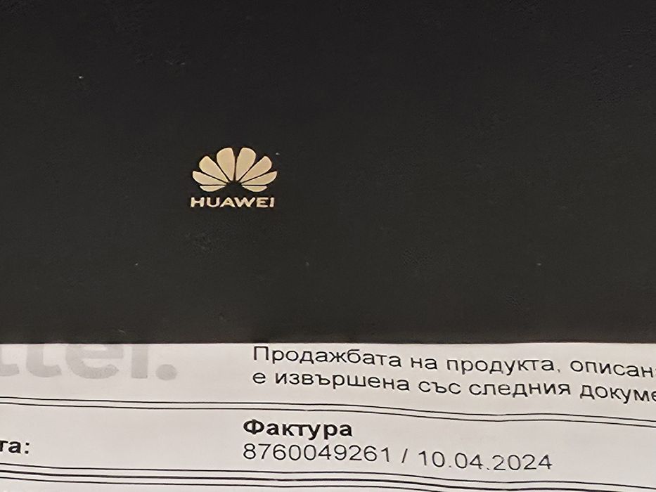 КАТО НОВ 48mm Huawei watch Ultimate Гаранция Yettel 2026 Black