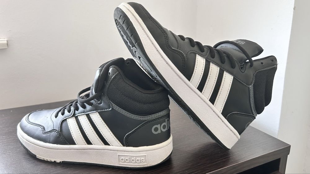 Adidași/Sneakers HOOPS 3.0 MID GW3020 Negru