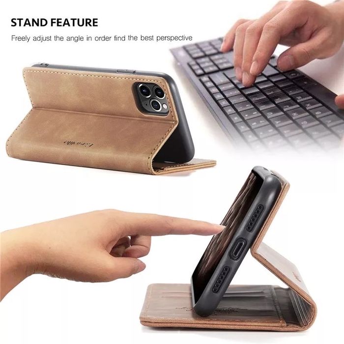 Portofel/ portmoneu piele si husa telefon flip cover 2in1 iphone13
