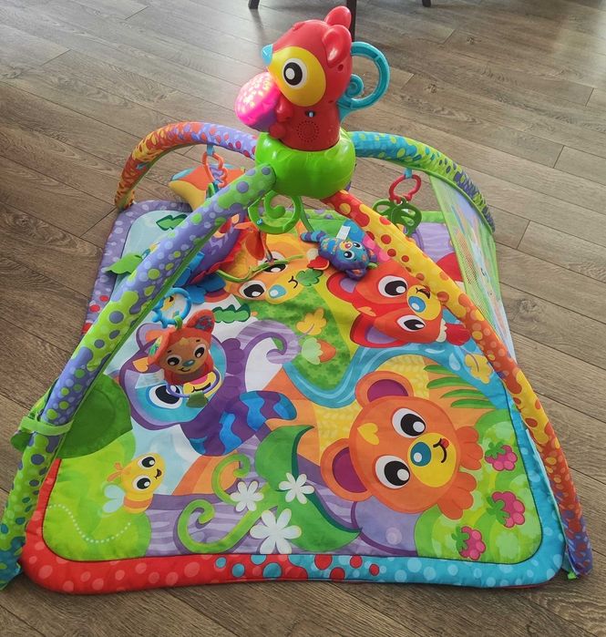 Активна гимнастика със светлини, звуци и протектор Playgro