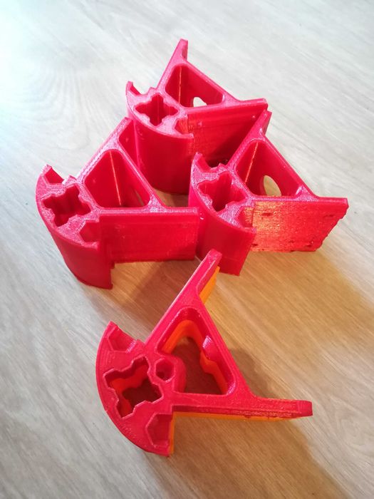 Set colțare printate Delta Kossel – pentru profile V-Slot 2020