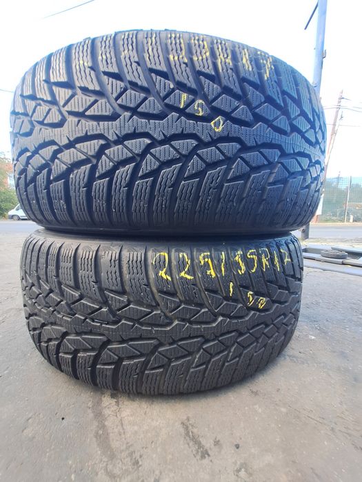 2 anvelope iarna 225/55r17 Nokian Montaj Gratuit