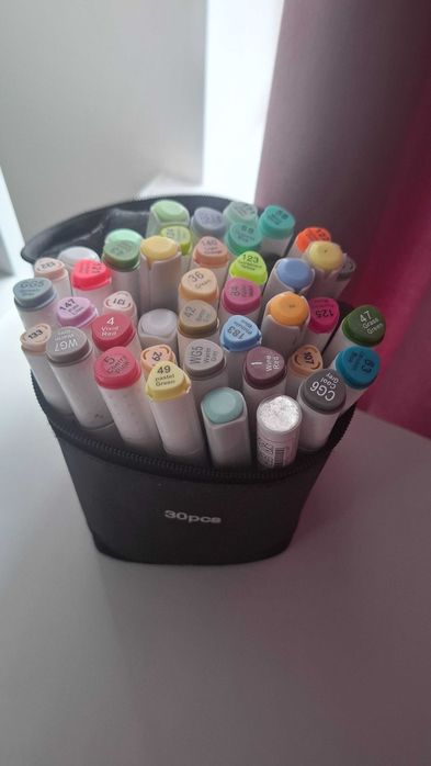 Набор фломастеров б/у