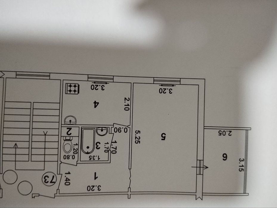 Продается однокомнатная квартира