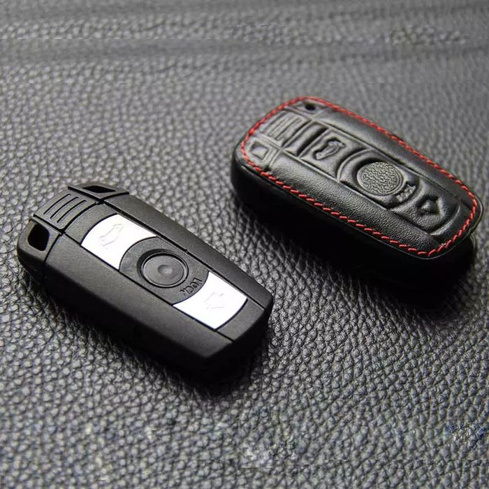 Leder-Schlüsselanhänger Für BMW - Schlüsselschutz Für E34 E36 E38 E39 E46