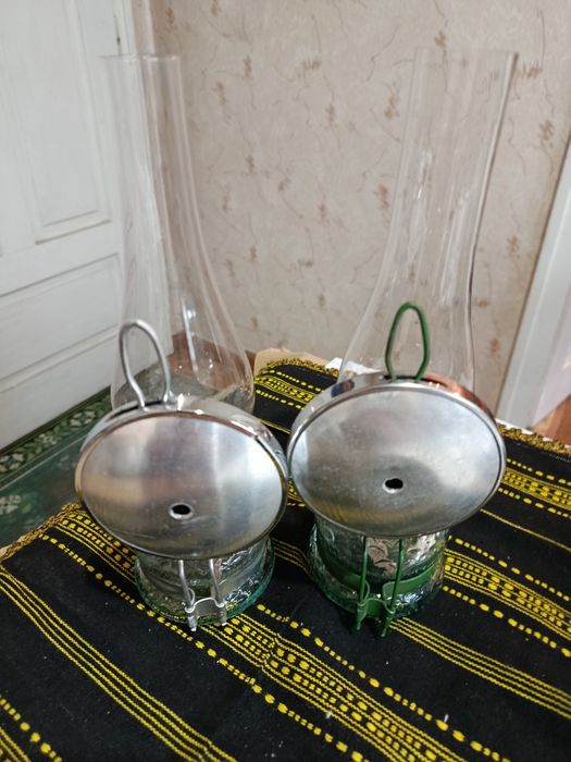 Стари газени лампи - 4 броя