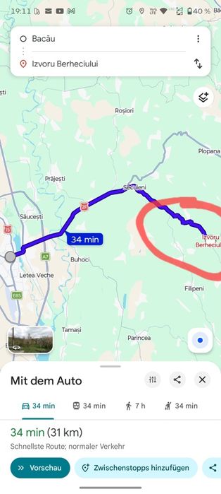 Casă ( condiții ca la bloc ) la asfalt * facilitati plata 2 transe