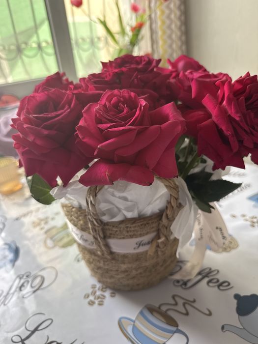 Букет цветов розы