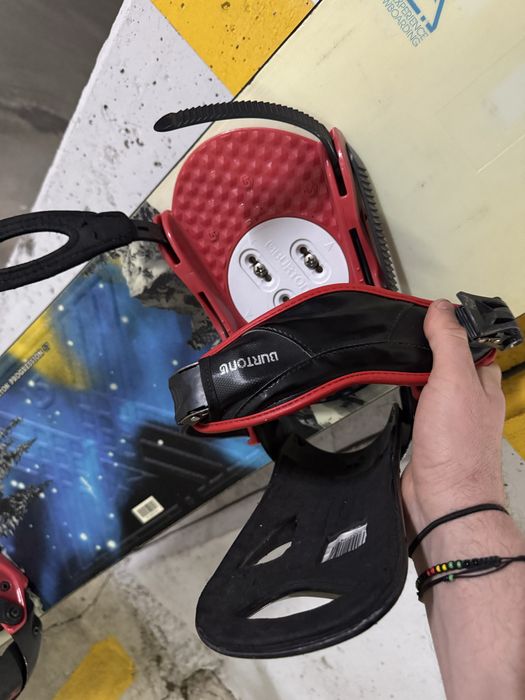 Placa snowboard+Legaturi burton 157