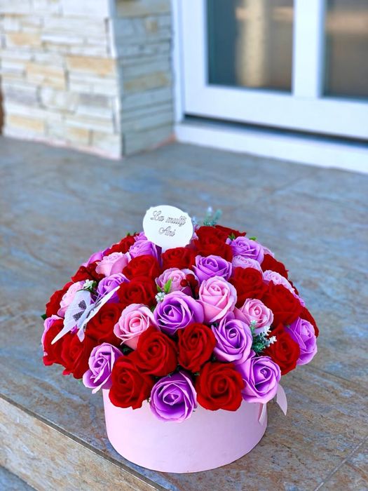 Aranjamente flori de sapun