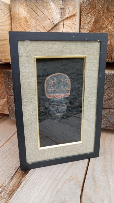 Tablou caseta figurina africana