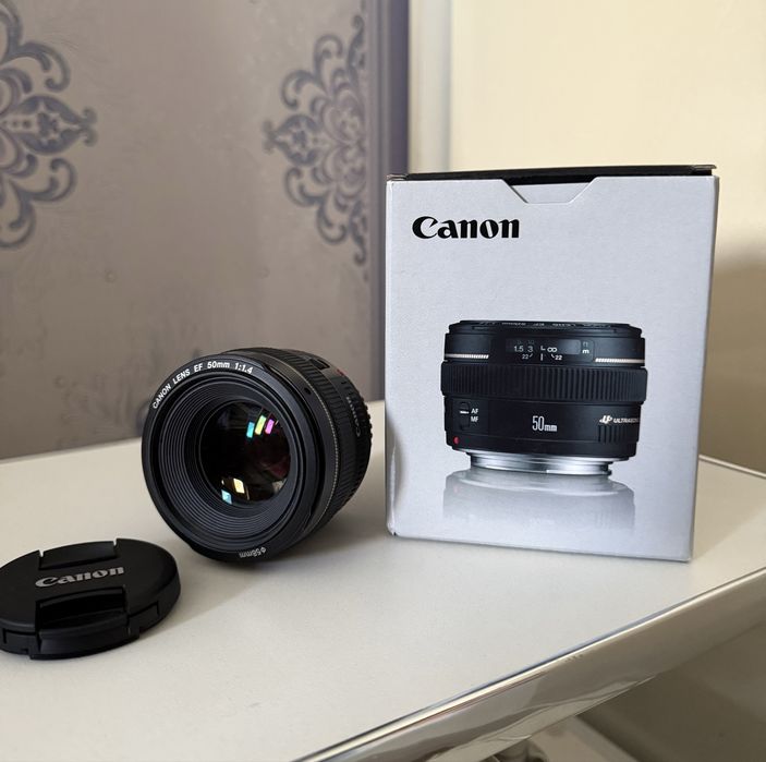Объектив canon 50mm 1.4 EF