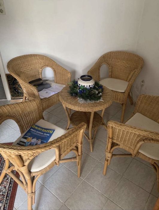 Seturi ratan curte sau terasa