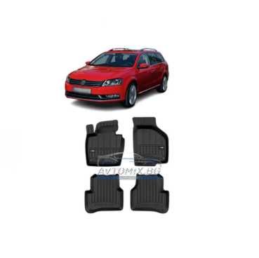 Гумени стелки зa VW Passat 7 2010-2014 г., ProLine 3D