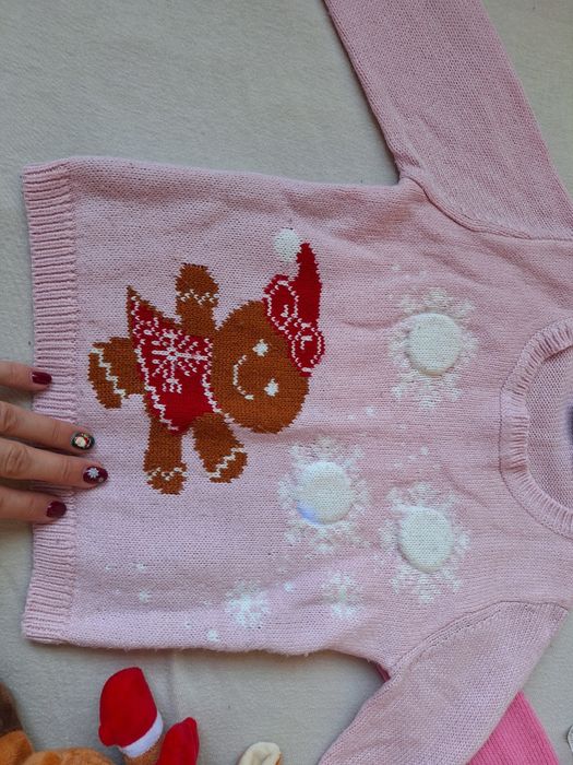 Коледни пуловерчета размер 98-104 см