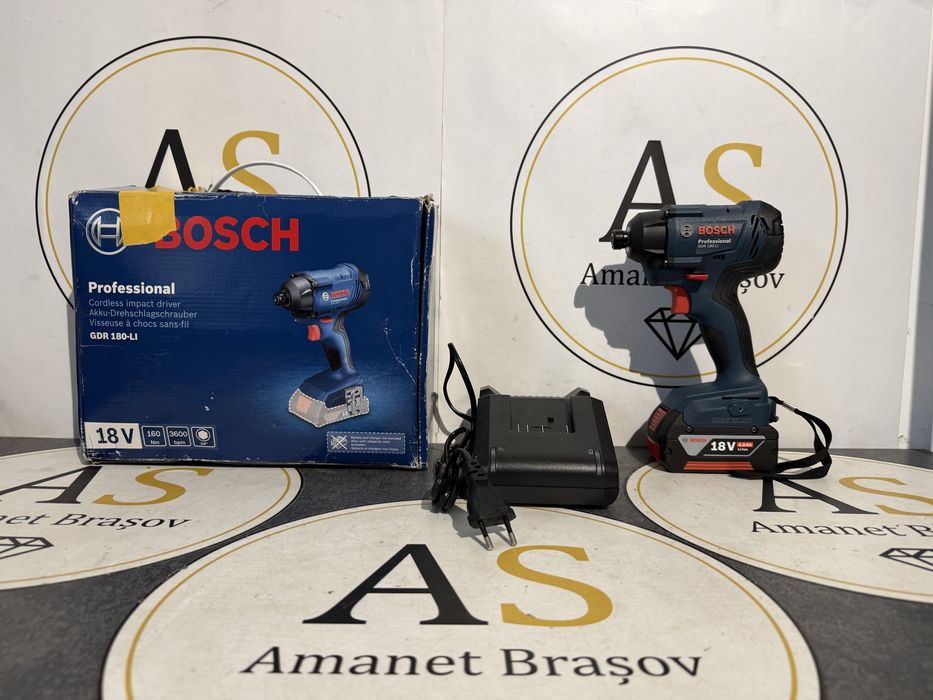 Filetanta impact Bosch GDR 180-Li Profesional 4Ah 18V