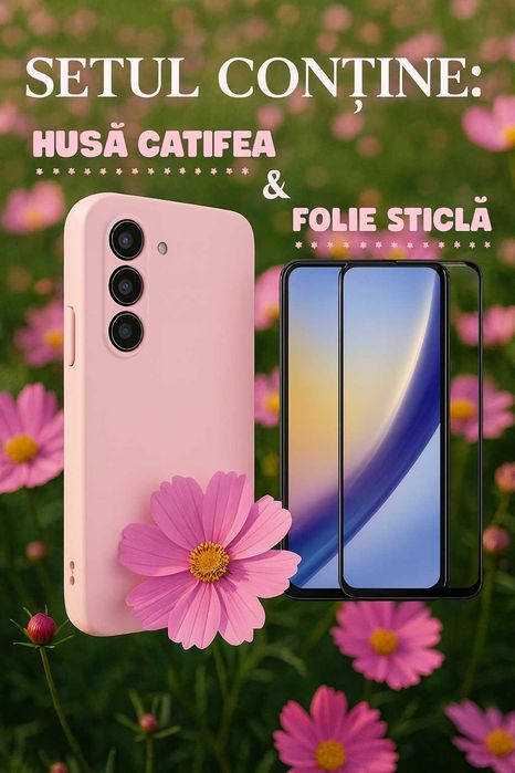 HUSA + FOLIE Samsung S25 / S25 Plus / S25 Ultra  DE LA 39 LEI