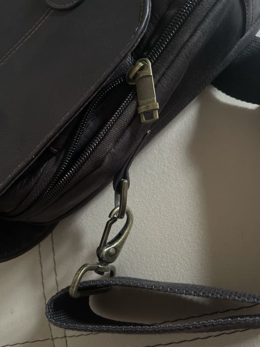 samsonite сумка для ноутбука натуральная кожа