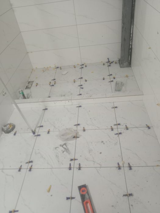 Кафель териш, укладка кафеля