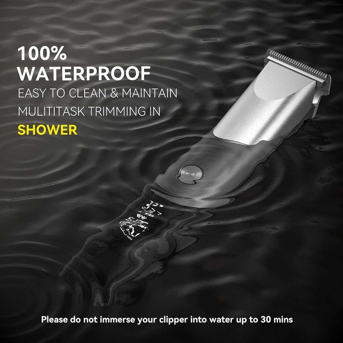 Тример unibono с дисплей, за коса , глава, мустаци със зарядна станция