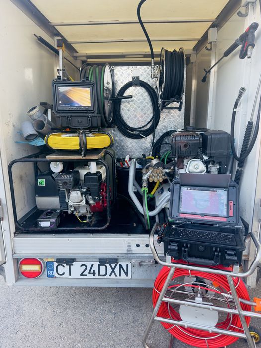 Desfundari canalizare - Oferim garantie / Inspectie video canalizare Desfundare WC Desfundare Chiuveta Desfundare sifon Desfundare pluviala