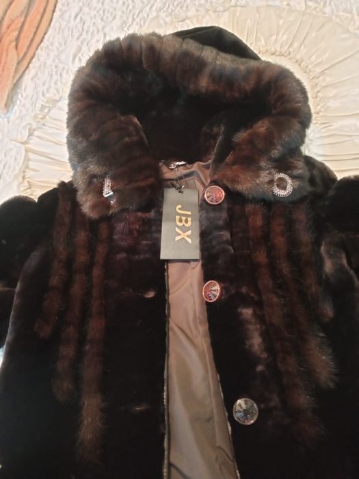 Шуба Мутон размер 44