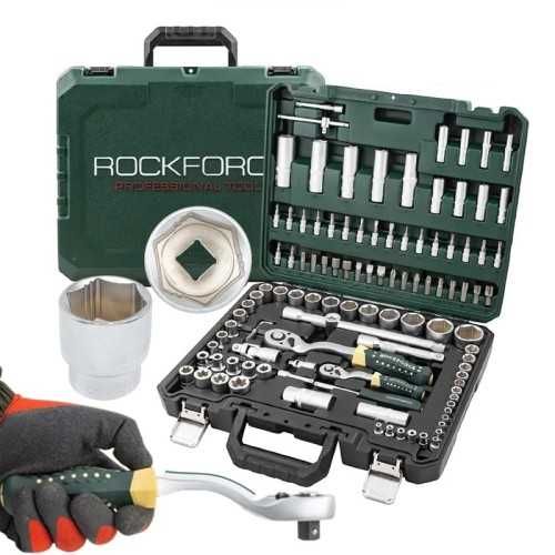 Гедоре 108 части 1/2“ и 1/4“ със специални вложки RockForce XI-ON