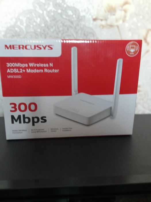 Модем роутер ADSL2 новый