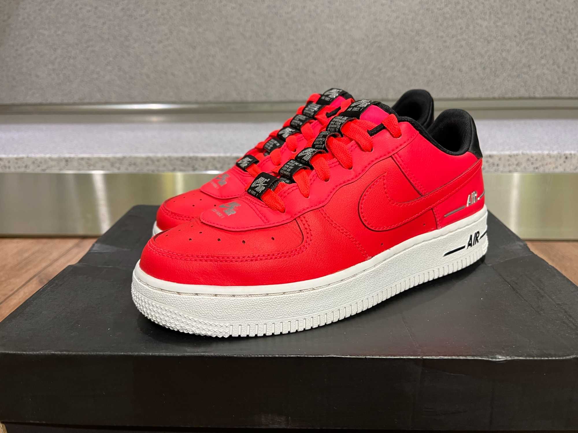 Tenis nike air force 1 07 2024 lv8 double air pack laser crimson