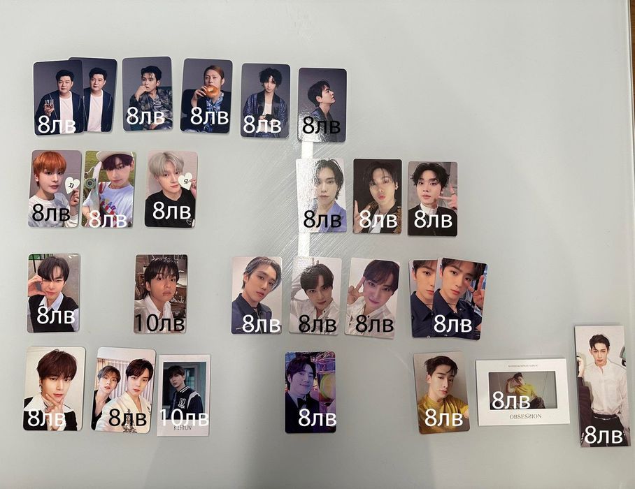 Kpop албуми и картички, Seventeen, enhypen, stray kids,black pink,etc.